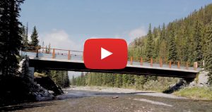 Pont véhiculaire à poutres préfabriqué, Waiparous Creek, Alberta